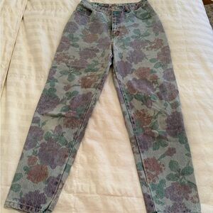 Vintage BONGO Floral Jeans